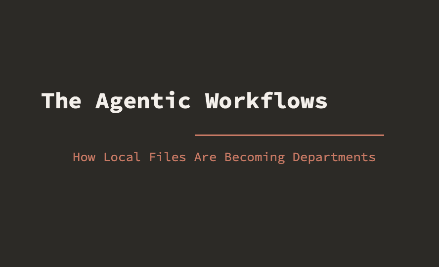 Agentic workflows presentation
